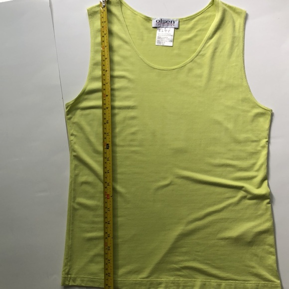 OlSEN WOOMEN’S TANK TOP , PLAIN SCOOP NECK,SLEEVELESS - Picture 8 of 8